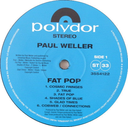 Paul Weller : Fat Pop (Volume 1) (LP, Album, Fli)