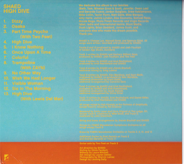 Shaed : High Dive (CD, Album)