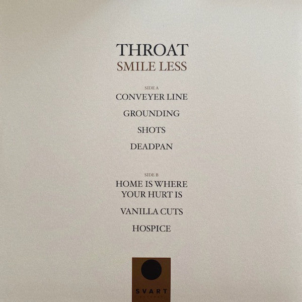 Throat (3) : Smile Less (LP, Album)