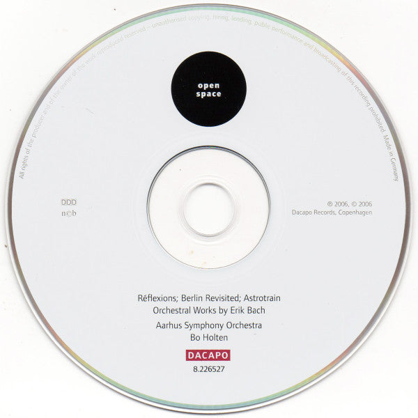 Erik Bach / Aarhus Symfoniorkester, Bo Holten : Orchestral Works (CD)