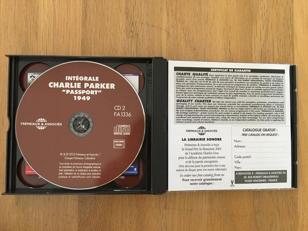 Charlie Parker : The Complete Charlie Parker - Intégrale Charlie Parker Vol. 6 - "Passport" - 1949 (3xCD, Comp)