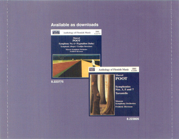 Marcel Poot, Philharmonie Van Antwerpen, Léonce Gras, BRTN Philharmonic Orchestra Brussels, Hans Rotman, The Moscow Symphony Orchestra, Frederik Devreese, Orchestre Symphonique De La Radiodiffusion Nationale Belge, Bruxelles, Franz André : Symphonies Nos. 1–7 (2xCD, Comp, Mono)