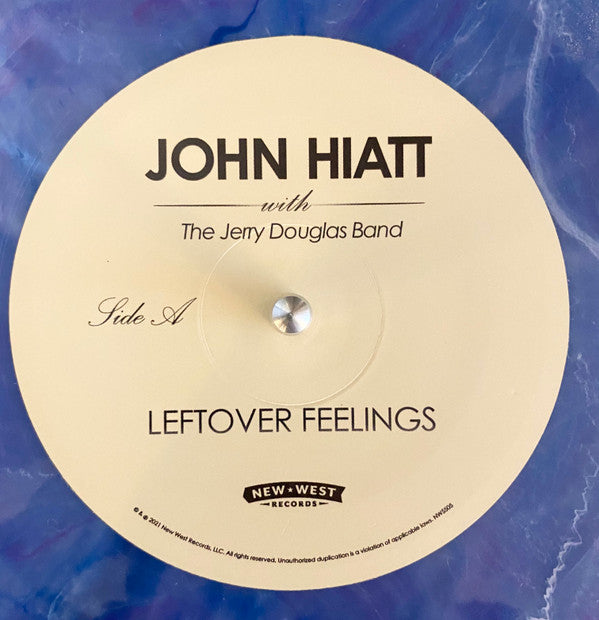 John Hiatt With The Jerry Douglas Band : Leftover Feelings (LP, Ltd, Blu)