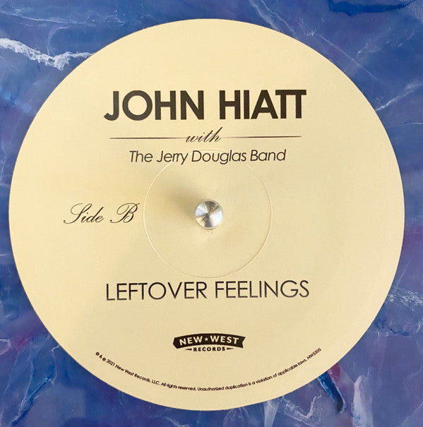John Hiatt With The Jerry Douglas Band : Leftover Feelings (LP, Ltd, Blu)