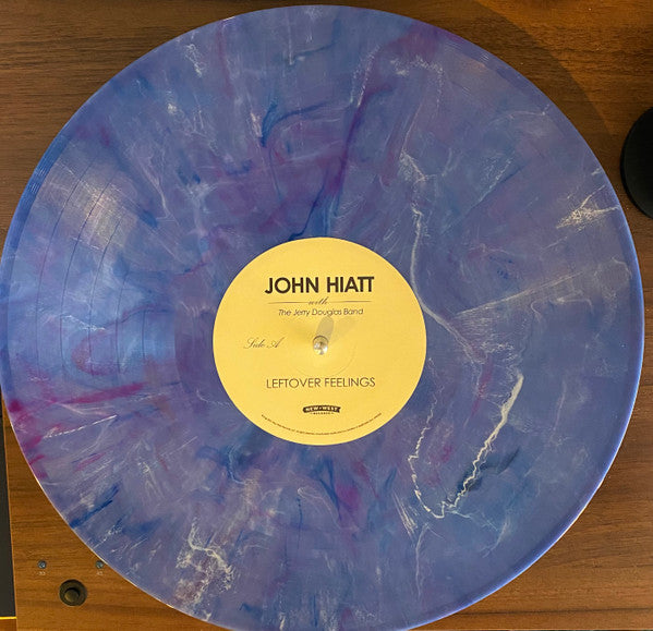 John Hiatt With The Jerry Douglas Band : Leftover Feelings (LP, Ltd, Blu)