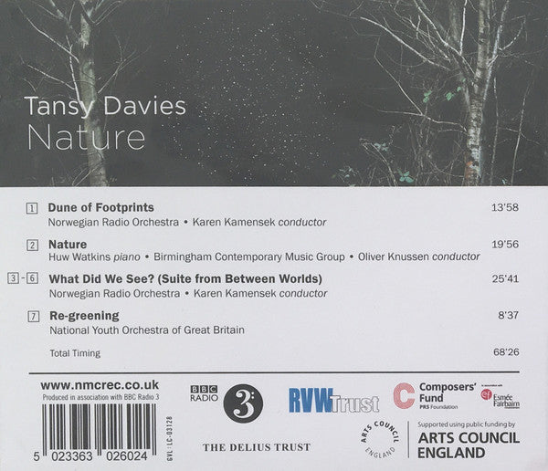 Tansy Davies : Nature (CD, Album)