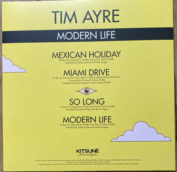 Tim Ayre : Modern Life (12", EP, RSD, Ltd)