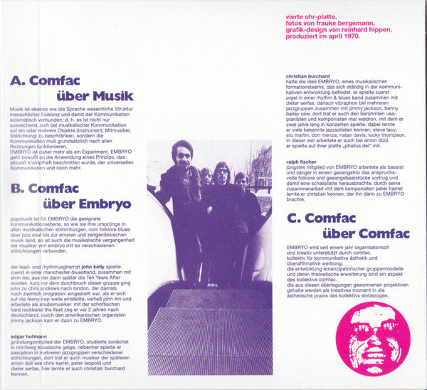 Embryo (3) : Opal (CD, Album, RE, RM, Dig)