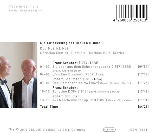 Duo Mattick Huth : Die Entdeckung Der Blauen Blume (CD, Album)