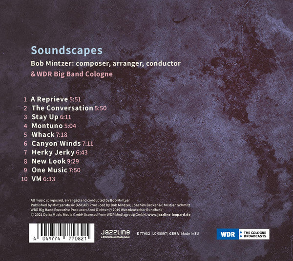 Bob Mintzer & WDR Big Band Köln : Soundscapes (CD)
