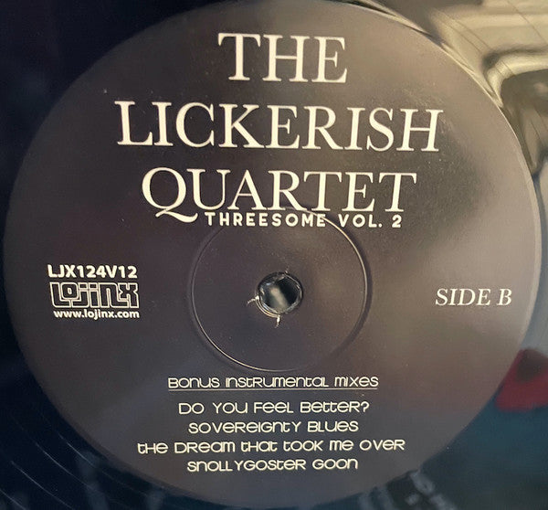 The Lickerish Quartet : Threesome Vol. 2 (12", EP)