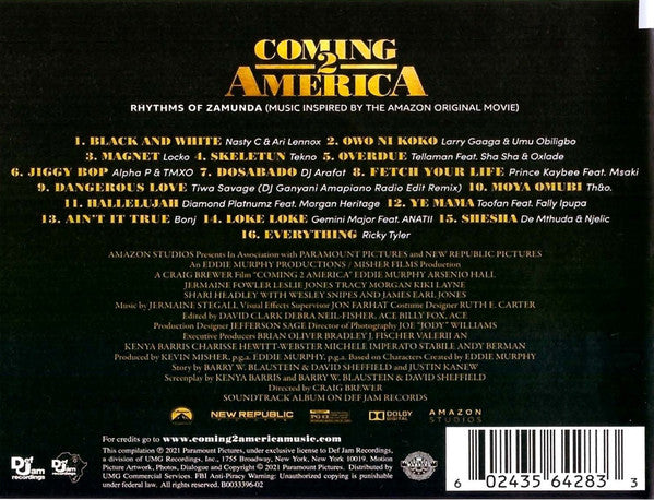 Various : Coming 2 America: Rhythms Of Zamunda (Music Inspired By The Amazon Original Movie) (CD, Album)