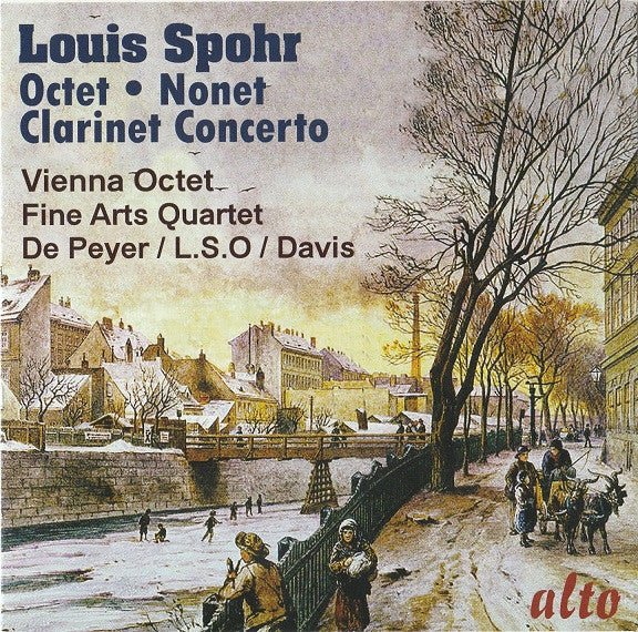 Louis Spohr : Octet / Clarinet Concerto #1 / Nonet (CD, RM)