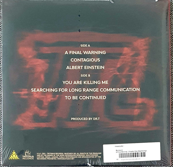 Mustasch : A Final Warning (Chapter One) (10", EP, Ltd, Red)