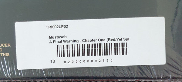 Mustasch : A Final Warning (Chapter One) (10", EP, Ltd, Red)