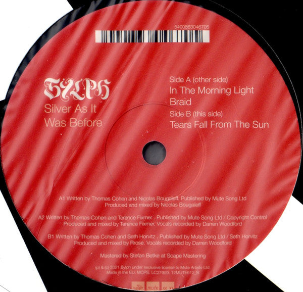 Sylph (7) : Silver As It Was Before (12", EP, Ltd, Num)