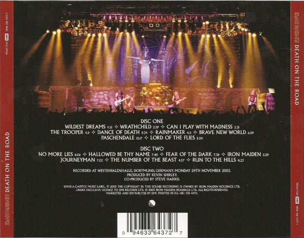 Iron Maiden : Death On The Road (2xCD, Album)