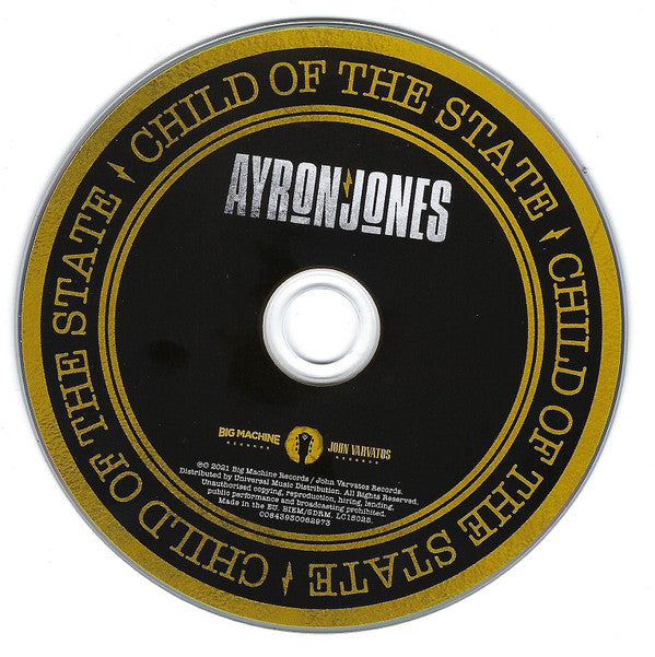 Ayron Jones : Child Of The State (CD, Album)