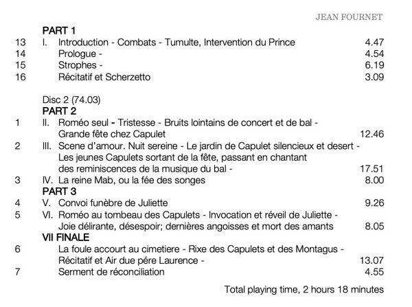 Hector Berlioz, Jean Fournet, Alfred Wallenstein : Lélio, Ou Le Retour à la Vie / Roméo Et Juliette (2xCD, Comp)