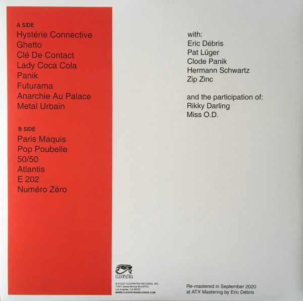 Métal Urbain : Panik! (LP, Comp, RM, Red)