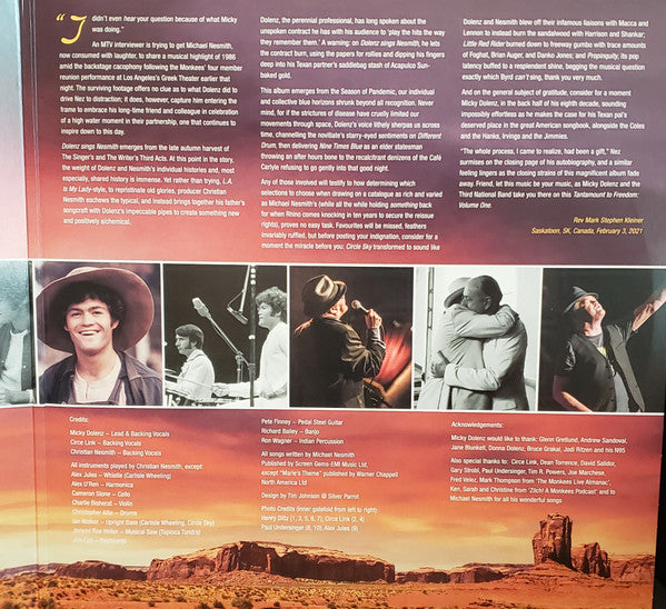 Micky Dolenz : Dolenz Sings Nesmith (LP, Album, Tra)