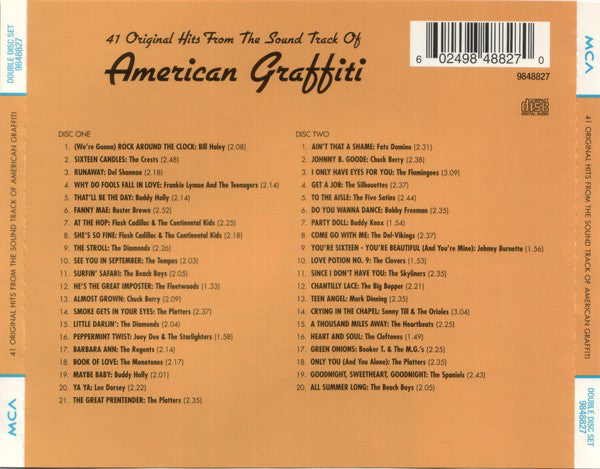 Various : 41 Original Hits From The Sound Track Of American Graffiti (2xCD, Comp)