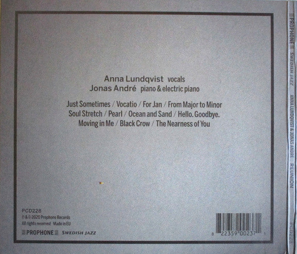 Anna Lundqvist & Jonas André : Reunion (CD, Album)