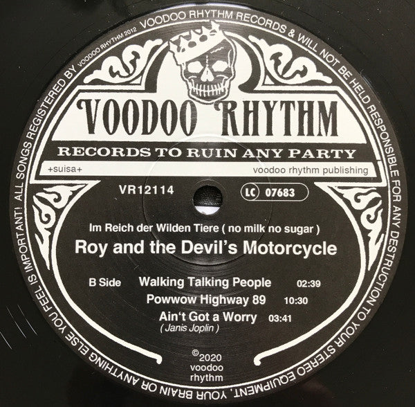 Roy And The Devil's Motorcycle : Im Reich Der Wilden Tiere (No Milk No Sugar) (LP, Album)