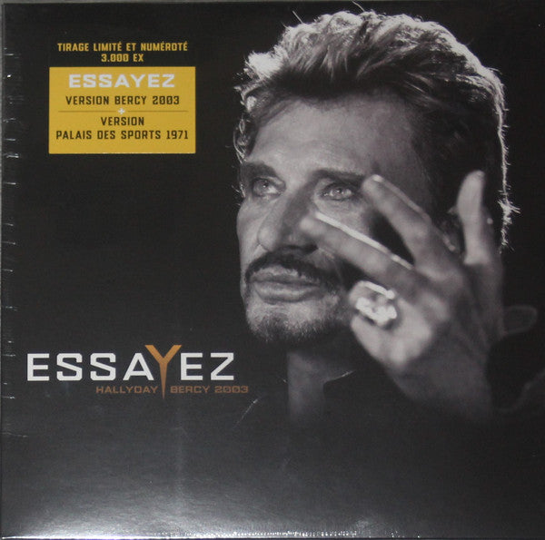 Johnny Hallyday : Essayez (Bercy 2003) (10", Single, Ltd, Num)