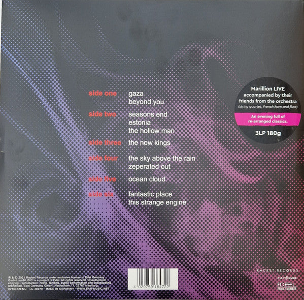 Marillion : With Friends At St David's (3xLP, Album, 180)