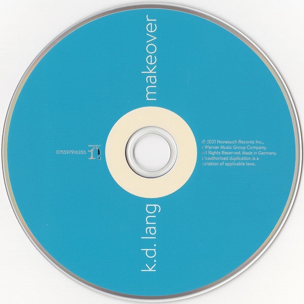 k.d. lang : Makeover (CD, Album, Comp)