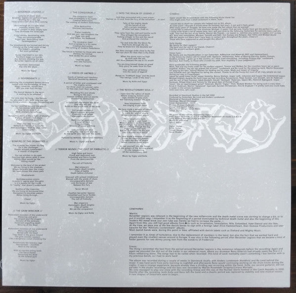 Exmortem : Berzerker Legions (LP, Album, Ltd, RE, Bla)