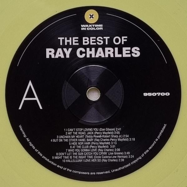 Ray Charles : The Best Of Ray Charles (LP, Comp, Ltd, Yel)