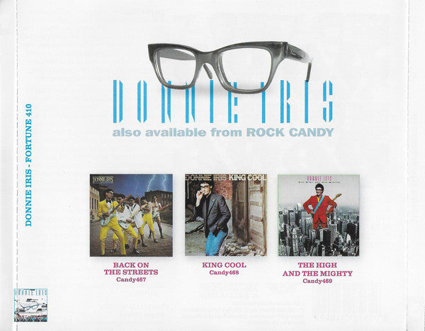 Donnie Iris : Fortune 410 (CD, Album, RE, RM)