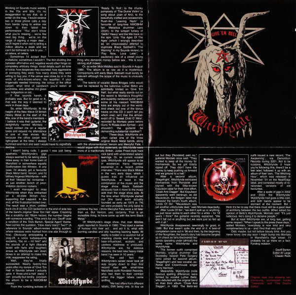 Witchfynde : Give 'Em Hell (CD, Album, RE, RM, VDC)