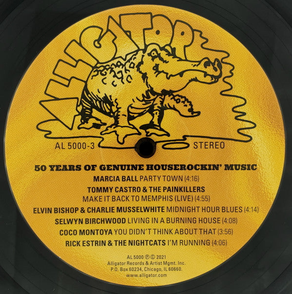 Various : Alligator Records—50 Years Of Genuine Houserockin' Music (2xLP, Comp)