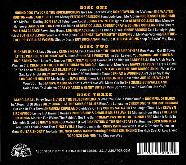 Various : Alligator Records—50 Years Of Genuine Houserockin' Music (3xCD, Comp)