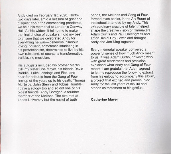 Various : The Problem Of Leisure: A Celebration Of Andy Gill & Gang Of Four (2xCD, Album, Ltd)