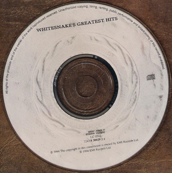 Whitesnake : Greatest Hits (CD, Comp)
