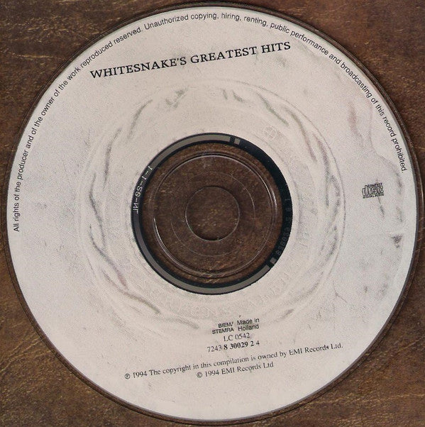 Whitesnake : Greatest Hits (CD, Comp)