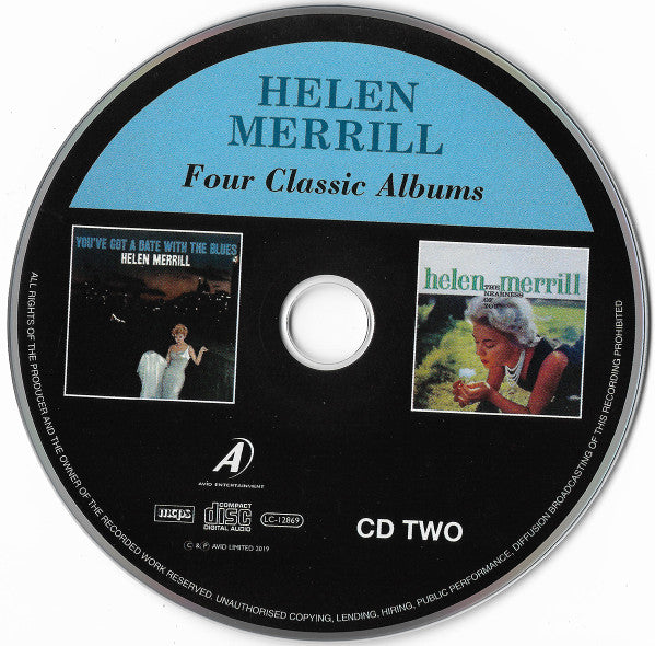 Helen Merrill : Four Classic Albums (2xCD, Comp)