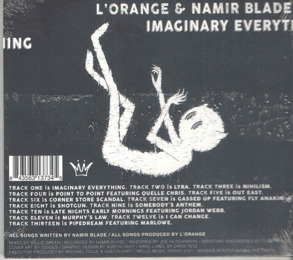 L'Orange, Namir Blade : Imaginary Everything (CD, Album)