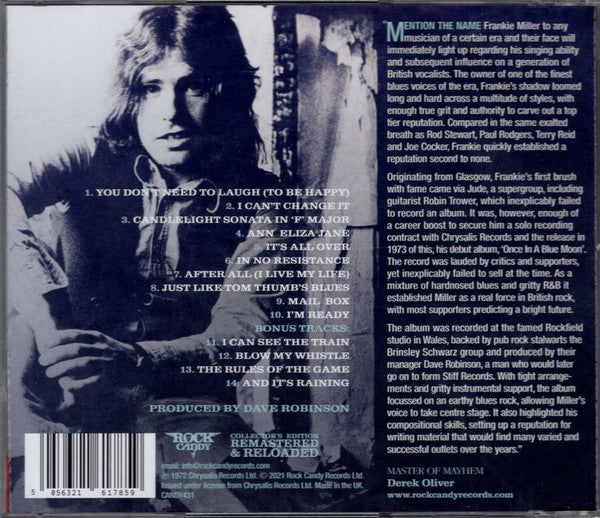 Frankie Miller : Once In A Blue Moon (CD, Album, RE, RM)