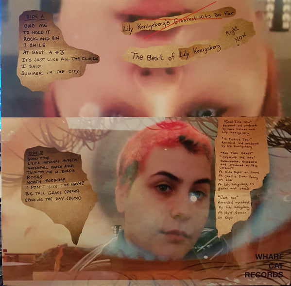 Lily Konigsberg : The Best of Lily Konigsberg Right Now (LP, Comp, Ltd)