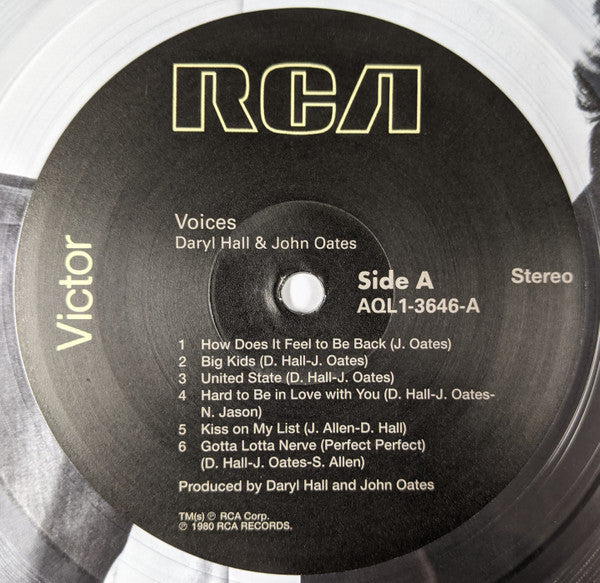 Daryl Hall & John Oates : Voices (LP, Album, RSD, RE, Cle)