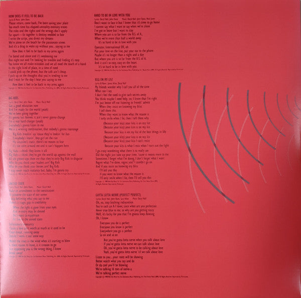 Daryl Hall & John Oates : Voices (LP, Album, RSD, RE, Cle)