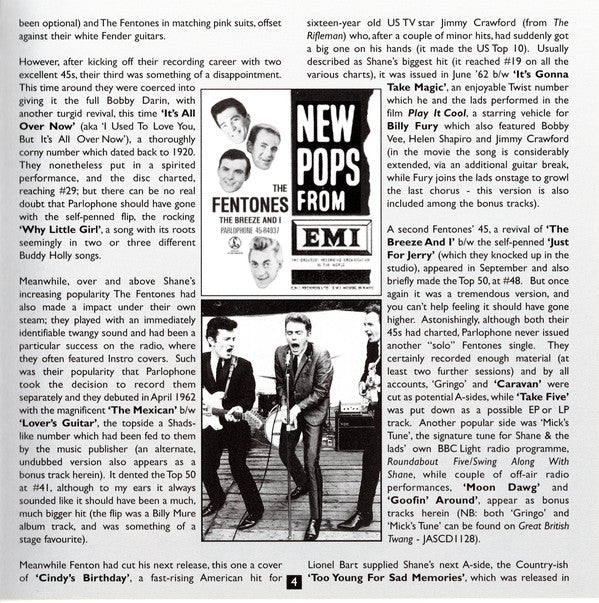 Shane Fenton & The Fentones : Moody Guys...The Collector's Shane Fenton & The Fentones (CD, Comp, Mono)