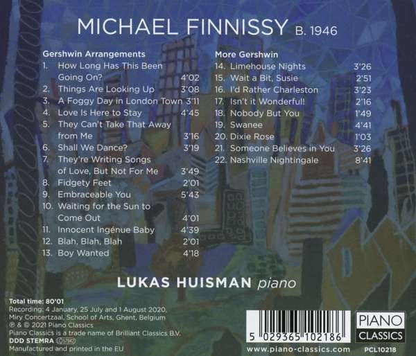 Michael Finnissy - Lukas Huisman : Gershwin Arrangements / More Gershwin (CD, Album)