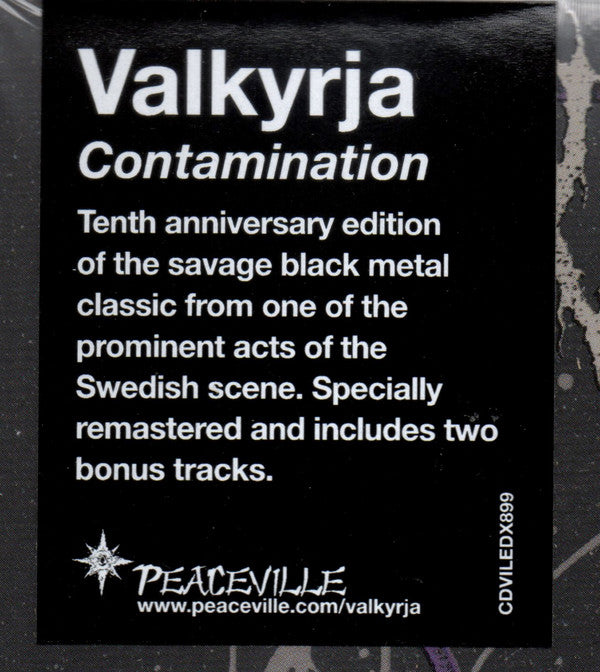 Valkyrja : Contamination (CD, Album, RE, RM, Ten)