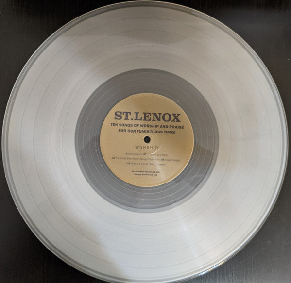 St. Lenox : Ten Songs Of Worship And Praise For Our Tumultuous Times (LP, Album, Cle)